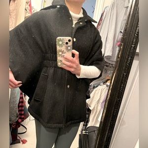 Guess Black Cape Jacket